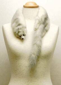 [555-36] mink fur muffler [. ground pawnshop ]