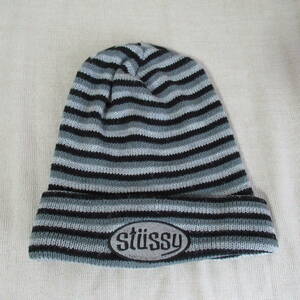 * prompt decision including postage * long Beanie 80s OLD STUSSY CAP oldstussy Old Stussy cap hat hat hat Beanie knitted cap Beanie bk