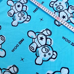 ◆ジャガード Tシャツニット 1枚 ハギレ n5 120×約50cm ハンドメイド 生地 ニット生地 犬服 わんこ tk950 0404-101