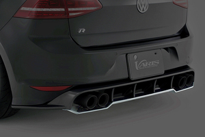 【M's】VW GOLF7 R (2013.6‐) VARIS リアアンダーフラップ／／CARBON カーボン バリス エアロ フォルクスワーゲン VAW-005C