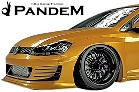 【M's】VW ゴルフ7 5G (2D) PANDEM フロントフェンダー／／FRP パンデム エアロパーツ エアロキット ワイドフェンダー オーバーフェンダー