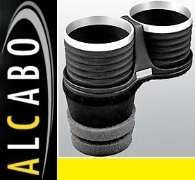 【M's】アウディ Q7 4L(2016y-)ALCABO ドリンクホルダー BK+Ring