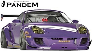 【M's】PORSCHE ケイマン 987 (2005y-) PANDEM フロントバンパー 4点セット(FB+FL+FC+N)／FRP TRA京都 パンデム ケイマン987 987ケイマン