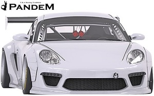 【M's】PORSCHE ケイマン 987 (2005y-) PANDEM V2 フロントバンパー 5点(FB+FL+DLM+DL+NET)／ TRA京都 パンデム エアロ ポルシェ CAYMAN