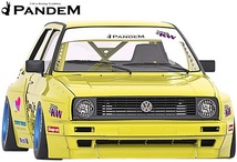 【M's】VW GOLF2 19E (1983y-1992y) PANDEM ワイドボディKIT 4点 (F+FF+RF+S)／／ゴルフ2 FRP TRA京都 パンデム ロケットバニー エアロ_画像3