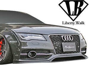 【M's】アウディ A7/S7 (2011y-2018y) Liberty Walk LB-WORKS フロントバンパー／／FRP製 AUDI エアロ バンパー リバティーウォーク
