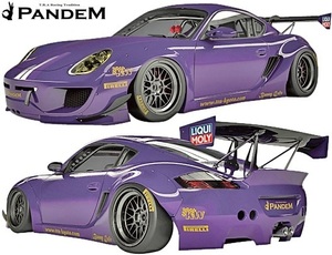 [M's] Porsche Cayman 987 (2005y-) PANDEM wide body kit 9 point (FB+FL+FC+S+RB+FF+RF+GTW+N)||FRP made TRA Kyoto bread tem aero 