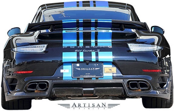 【M’s】ポルシェ911 991 TURBO/TURBO-S(前期) ARTISAN SPIRITS リアディフューザー/FRP エアロ ディフューザー アーティシャンスピリッツ