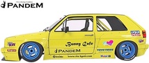 【M's】VW GOLF2 19E (1983y-1992y) PANDEM サイドスカート 左右／ゴルフ2 FRP TRA京都 パンデム ロケットバニー ロケバニ サイドステップ_画像1