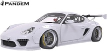 【M's】ポルシェ ケイマン 987 (2005y-) PANDEM V2 GTウイング／／FRP製 TRA京都 パンデム エアロ PORSCHE CAYMAN 大型ウイング F1ウイング_画像4