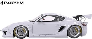 【M's】ポルシェ ケイマン 987 (2005y-) PANDEM V2 サイドステップ 左右／／FRP製 TRA京都 パンデム エアロ PORSCHE CAYMAN サイドスカート