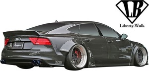 【M's】AUDI アウディ A7/S7 (2011y-2018y) Liberty Walk LB-WORKS リアバンパー／／FRP製 エアロ リヤバンパー リバティーウォーク