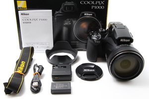 1519☆新品級・超極上品☆Nikon デジタルカメラ COOLPIX P1000 ブラック クールピクス P1000BK ニコン