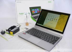 【ほぼ新品】11.6HD(1366x768)タッチP エイサーacer Aspire V5 Touch V5-122P-N44D/S AMDA6 1450Max1.40GHz/Win11/Office2021Pro/4G/500G