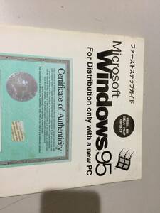  secondhand goods Microsoft Windows95 First step guide present condition goods ⑯