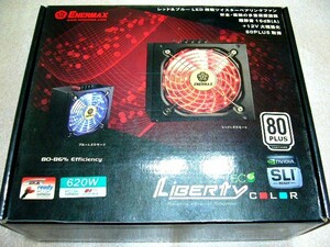 ENERMAX 620W 80PLUS ELT620AWT-ECO 日本限定モデル レッド＆ブルーLED LIBERTY ECO COLOR