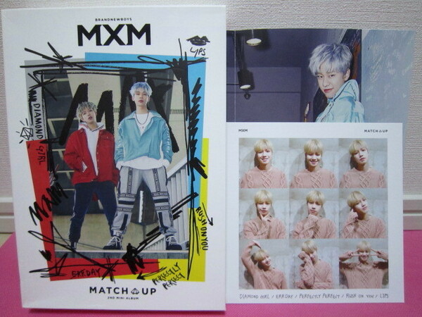 K-POP♪ MXM (BRANDNEW BOYS) 2nd Mini Album「MATCH UP」M Ver. 韓国盤CD＋ポスター＋写真 廃盤！イム・ヨンミン、キム・ドンヒョン