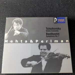 16-20【輸入】Violin Concerto / Sym.7: Perman, Mehta / Ipo Tchaikovsky/Beethoven