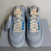 ■即決　新品 国内正規品 UNION × NIKE AIR JORDAN 2 RETRO SP GREY FOG ユニオン×エアジョーダン2 グレー フォグ AJ2_画像1