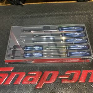  new goods Snap-on Snap-on limited goods new color metallic blue 7 pcs set old grip driver set red regular goods new goods 