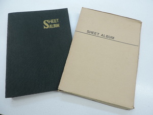 ★ＳＨＥＥＴ　ＡＬＢＵＭ　ダイヤモンド印★　 シートホルダー 　５０ホルダー１００ページ　　 約２７㎝×２０，５㎝　 中古品