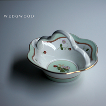 未使用 美品 希少 ウェッジウッド ワイルドストロベリー カンタベリー バスケット WEDGWOOD WILD STRAWBERRY ボウル プレート お菓子入れ_画像1