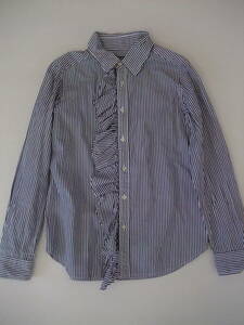 * Journal Standard frill attaching stripe pattern shirt 