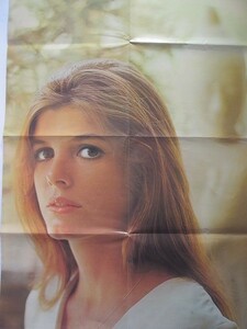 2110MK●スクリーン付録両面ポスター「キャサリン・ロス/アラン・ラッド」1973昭和48.5●約83.5cm×55cm/八つ折り