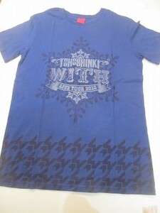 2001MK●ツアーグッズ/Tシャツ「東方神起 TOHOSHINKI LIVE TOUR 2015 ~WITH~」ネイビー(紺)