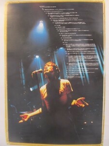 2105MK●ポスター「矢沢永吉 MARIA/OPEN RECORDING GIG」1996/東芝EMI●B2サイズ/約73cm×51.5cm●非売品