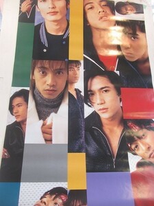 1812mk ● Плакат "Smap Johnny World" ● SMAP/12 Cut/Parmat Poster/Masahiro Nakai/Takuya Kimura/Goro Inagaki/Tsuyoshi Kusato/Shingo Katori/Katsuyuki Mori