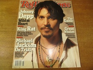 1709MK●洋雑誌 Rolling Stone ローリングストーン 967/2005.2.10●ジョニー・デップ/マイケル・ジャクソン/ニッキー・シックス/グラミー賞