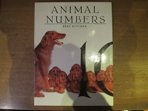 1710kh●洋書絵本 Sonrisa ソンリーサ 7『ANIMAL NUMBERS/動物と数字』バート・キッチン作/絵 1987イギリス