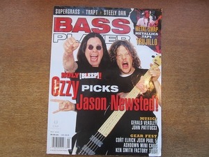 1904nkt●洋雑誌 BASS PLAYER ベースプレイヤー 2003/5●ジェイソン・ニューステッド/ロバート・トゥルージロ/ジョン・パティトゥッチ