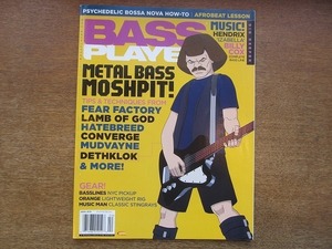 1904nkt●洋雑誌 BASS PLAYER ベースプレイヤー 2010/4●メタルベース/フィア・ファクトリー/アフロビート/ジェリー・ジェモット/他