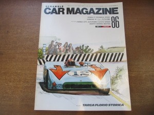 2008CS●CAR MAGAZINE スクランブルカーマガジン 86/1987.1●ポルシェ’87 ニューモデルに乗る/HONDA F-1 テクニカルストーリー