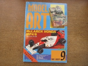 1908CS●MODEL Art モデルアート 1991.9●McLAREN HONDA MP4/6/真珠湾攻撃隊/A-4KUスカイホーク/ルンプラーC？/MiG-17F