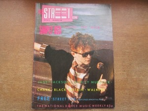 2103MK●イギリス洋雑誌「THE STREET SCENE」1986.3.29●シンプリー・レッド/Chakk/The Walkers/ジャネット・ジャクソン/アニタ・ベイカー