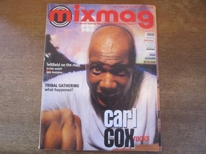 2108MK●イギリス洋雑誌「mixmag」1996.6●カール・コックス/Slam/デ・ラ・ソウル/アーヴィン・ウェルシュ●別冊付録付き