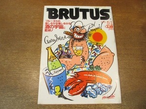 2011MO●BRUTUS ブルータス 18/1981昭和57.5.1/特集：ブルータスの愉しきかな愉しきかな酒の宇宙に乾杯！/虫明亜呂無/ニール・サイモン