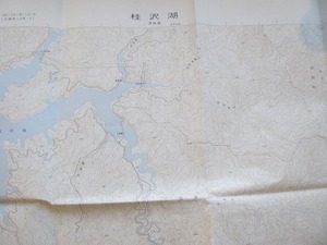 2.5 десять тысяч минут. 1 топографическая карта [ багряник японский . озеро ]* Showa 50 год выпуск 