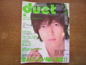 1911nkt●duet デュエット 2008.9●山下智久/嵐/KAT-TUN/HeySayJUMP/NEWS/関ジャニ∞/堂本光一/堂本剛/岡田准一/生田斗真/内博貴/山下翔央