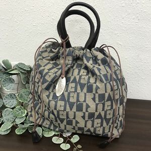 [3583] Furla logo drawstring type handbag, debt, Furla, Handbag