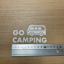 78. 【送料無料】 GO CAMPING カッティングステッカー バス キャンプ CAMP アウトドア【新品】_画像2