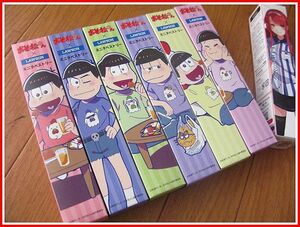 ローソン限定☆おそ松さんミニタペストリー全6種6個セット/新品未開封☆おまけ(艦娘ミニタペストリー/江風)付き