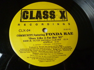 Community ft. Fonda Rae / Over Like A Fat Rat '95 ダンサブル名曲カバー R&B 試聴