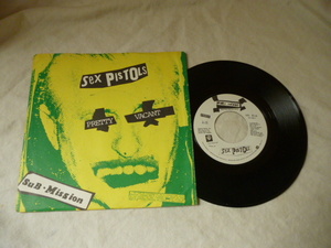 Sex Pistols / Pretty Vacant Лучшая известная песня Punk Sound 7-дюймовый сингл 45 Sub-Mission Recording