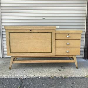  Vintage LANE company manufactured cabinet sideboard lane company manufactured America made Mid-century drawer attaching storage attaching rare 