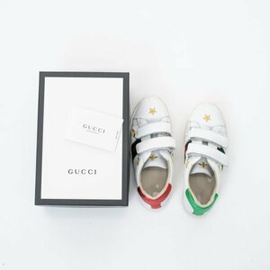  Gucci Kids спортивные туфли Ace embro Ida Lee пчела 21.5.33