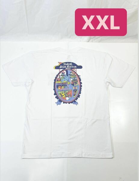 Pabst パブスト Budweiser バドワイザー ストリート vans Tシャツ US限定 日本未発売 XXL 2